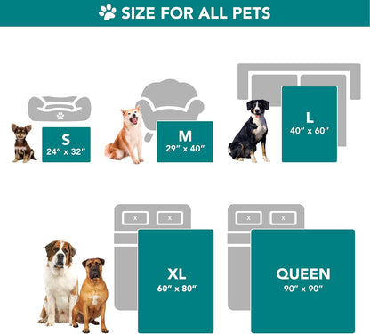 Dog Blanket for Small Medium Dogs and Cats, Soft Sherpa Fleece Pet Blanket Throw for Puppies Kittens, Reversible Plush Couch Cover Protector Sofa Bed Crate, Machine Washable, 60X40, Checker Red